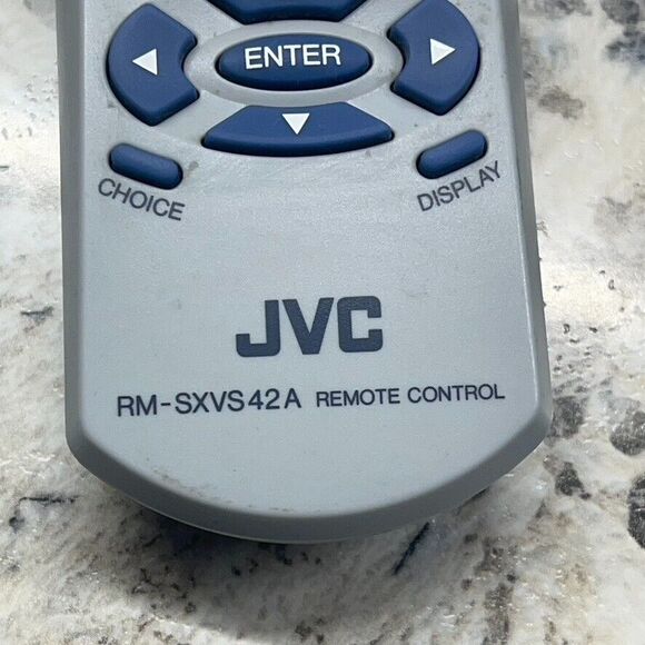 JVC RM-SXVS42A DVD Remote Control Original Genuine B160 UNTESTED - Picture 2 of 6
